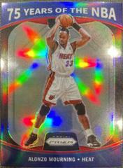 Alonzo Mourning #20 Basketball Cards 2021 Panini Donruss Optic 75 Years of the NBA Prices