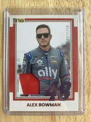Alex Bowman [Red] #R81R-AB Racing Cards 2022 Panini Donruss Nascar Retro 1981 Relics Prices