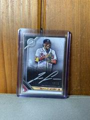 Ronald Acuna Jr. [Silver] #MFA-RAJ Baseball Cards 2023 Topps Museum Collection Framed Autographs Prices