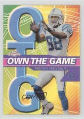 Marvin Harrison [Refractor] #OG18 Football Cards 2002 Topps Chrome Own the Game Prices