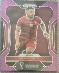 Dusan Tadic [Purple Mojo] Soccer Cards 2022 Panini Prizm World Cup Prices