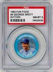 George Brett #6 Baseball Cards 1985 Fun Food Buttons Prices