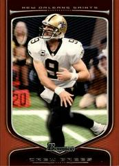 Drew Brees #1 Football Cards 2009 Bowman Draft Prices