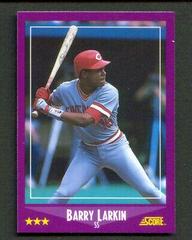Barry Larkin Baseball Cards 1988 Score Glossy Prices