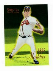 Greg Maddux [Mirror Gold] #59 Baseball Cards 1995 Select Certified Prices
