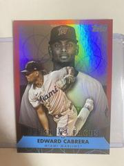 Edward Cabrera [Red] #FF-15 Baseball Cards 2022 Topps Fresh Faces Prices