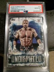 Triple H [Blue] Wrestling Cards 2018 Topps WWE Undisputed Prices