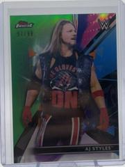 AJ Styles [Green] Wrestling Cards 2021 Topps Finest WWE Prices