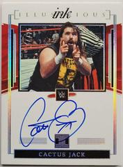 Cactus Jack [Holo Silver] Wrestling Cards 2022 Panini Impeccable WWE Illustrious Ink Autographs Prices