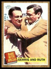 Gehrig and Ruth #140 Baseball Cards 2011 Topps Heritage Prices