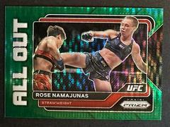 Rose Namajunas [Green Pulsar] #13 Ufc Cards 2023 Panini Prizm UFC All Out Prices