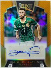 Miguel Layun [Orange] Soccer Cards 2016 Panini Select Signatures Prices