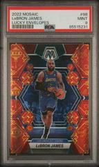 LeBron James [Lucky Envelopes] #98 Basketball Cards 2022 Panini Mosaic Prices