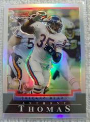 Anthony Thomas [Refractor] #61 Football Cards 2004 Bowman Chrome Prices