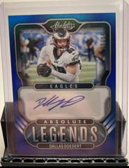 Dallas Goedert [Blue] Football Cards 2022 Panini Absolute Legends Signatures Prices