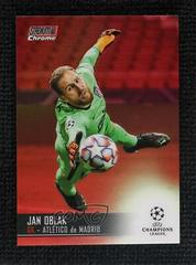 Jan Oblak [Red Refractor] Soccer Cards 2020 Stadium Club Chrome UEFA Champions League Prices
