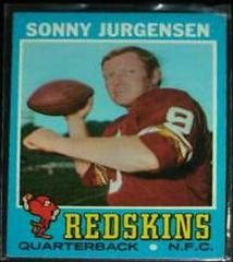 Sonny Jurgensen Football Cards 1971 Topps Prices
