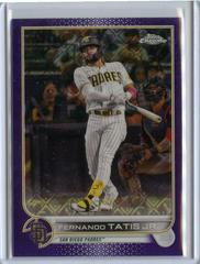 Fernando Tatis Jr. [Purple] Baseball Cards 2022 Topps Chrome Logofractor Prices
