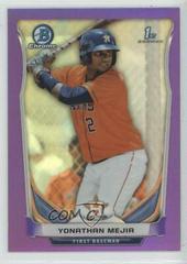 Yonathan Mejia [Refractor] #BCP100 Baseball Cards 2014 Bowman Chrome Prospects Prices