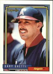 Gary Gaetti #70 Baseball Cards 1992 O Pee Chee Prices