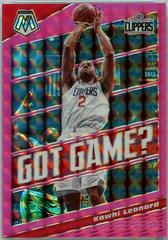 Kawhi Leonard [Pink Fluorescent] #13 Basketball Cards 2019 Panini Mosaic Got Game Prices