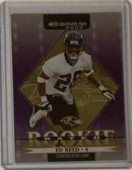 Ed Reed [Career Stat Line] Football Cards 2002 Panini Donruss Prices