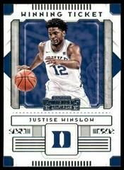 Justise Winslow Basketball Cards 2020 Panini Contenders Draft Picks Winning Tickets Prices
