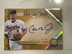 Cal Ripken Jr. Baseball Cards 2022 Topps Tribute Solid Gold Greats Autographs Prices