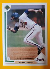 Andres Thomas #384 Baseball Cards 1991 Upper Deck Prices