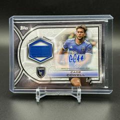 Cade Cowell Soccer Cards 2023 Topps MLS Relics Autographs Prices
