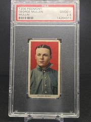 George Mullin [Portrait] #NNO Baseball Cards 1909 T206 Piedmont 350 Prices