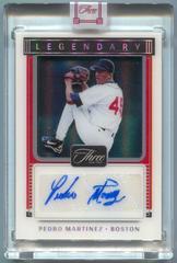 Pedro Martinez [Silver] #LS-PM Baseball Cards 2022 Panini Three and Two Legendary Signatures Prices