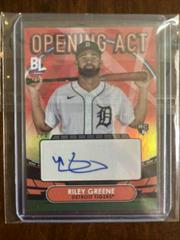 Riley Greene [Red] #OAA-RG Baseball Cards 2023 Topps Big League Opening Act Autographs Prices
