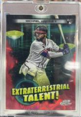 Michael Harris II [Red Flare] #ET-16 Baseball Cards 2023 Topps Cosmic Chrome Extraterrestrial Talent Prices