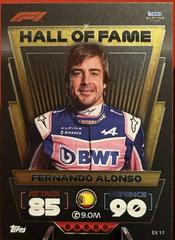 Fernando Alonso #EX17 Racing Cards 2022 Topps Turbo Attax Formula 1 Exclusive Prices