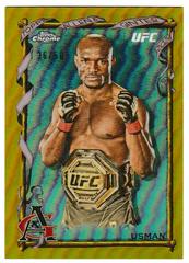 Kamaru Usman [Gold Refractor] #AAG-27 Ufc Cards 2024 Topps Chrome UFC Allen & Ginter Prices