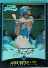 Jose Reyes [Refractor] #164 Baseball Cards 2001 Bowman Chrome Prices
