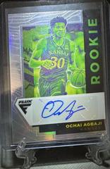 Ochai Agbaji #FA-OCH Basketball Cards 2022 Panini Chronicles Draft Picks Flux Rookie Autographs Prices