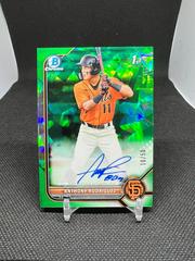 Anthony Rodriguez [Green] #BSPA-ARZ Baseball Cards 2022 Bowman Chrome Sapphire Autographs Prices