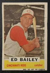Ed Bailey [Hand Cut] Baseball Cards 1961 Bazooka Prices