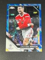 Cristiano Ronaldo [Blue Refractor] Soccer Cards 2021 Topps Chrome UEFA Champions League Prices