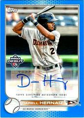 Darell Hernaiz [Autograph Blue] #PD-10 Baseball Cards 2022 Topps Pro Debut Prices