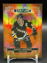 Mario Lemieux [Orange] #2 Hockey Cards 2022 Upper Deck Stature Prices