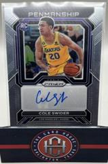 Cole Swider #RP-CSW Basketball Cards 2022 Panini Prizm Rookie Penmanship Autographs Prices