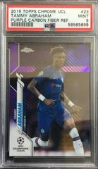 Tammy Abraham [Purple Carbon Fiber Refractor] Soccer Cards 2019 Topps Chrome UEFA Champions League Prices