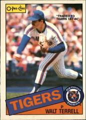 Walt Terrell #287 Baseball Cards 1985 O Pee Chee Prices