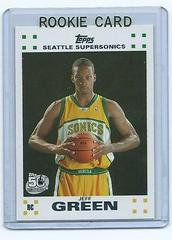 Jeff Green Basketball Cards 2007 Topps Rookie Card Prices