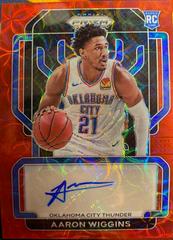 Aaron Wiggins [Choice Prizm] Basketball Cards 2021 Panini Prizm Rookie Signatures Prices