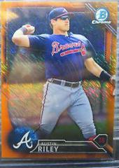 Austin Riley [Orange Shimmer] Baseball Cards 2016 Bowman Chrome Prospect Prices