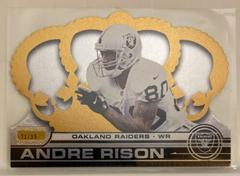 Andre Rison [Premiere Date] #102 Football Cards 2001 Pacific Crown Royale Prices